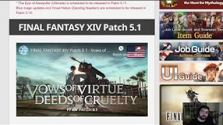 FFXIV: 5.1 Prelim Patch Notes Overview & Thoughts