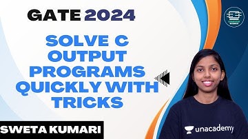 Solve C Output Programs Quickly With Tricks | Sweta Kumari #computerscience #gate2024 #gate2023