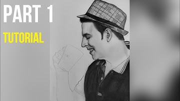 How to draw Akshay Kumar | PART 1 | Realtime Step by Step Tutorial | Full sketch tutorial