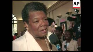 USA - Death of Maya Angelou
