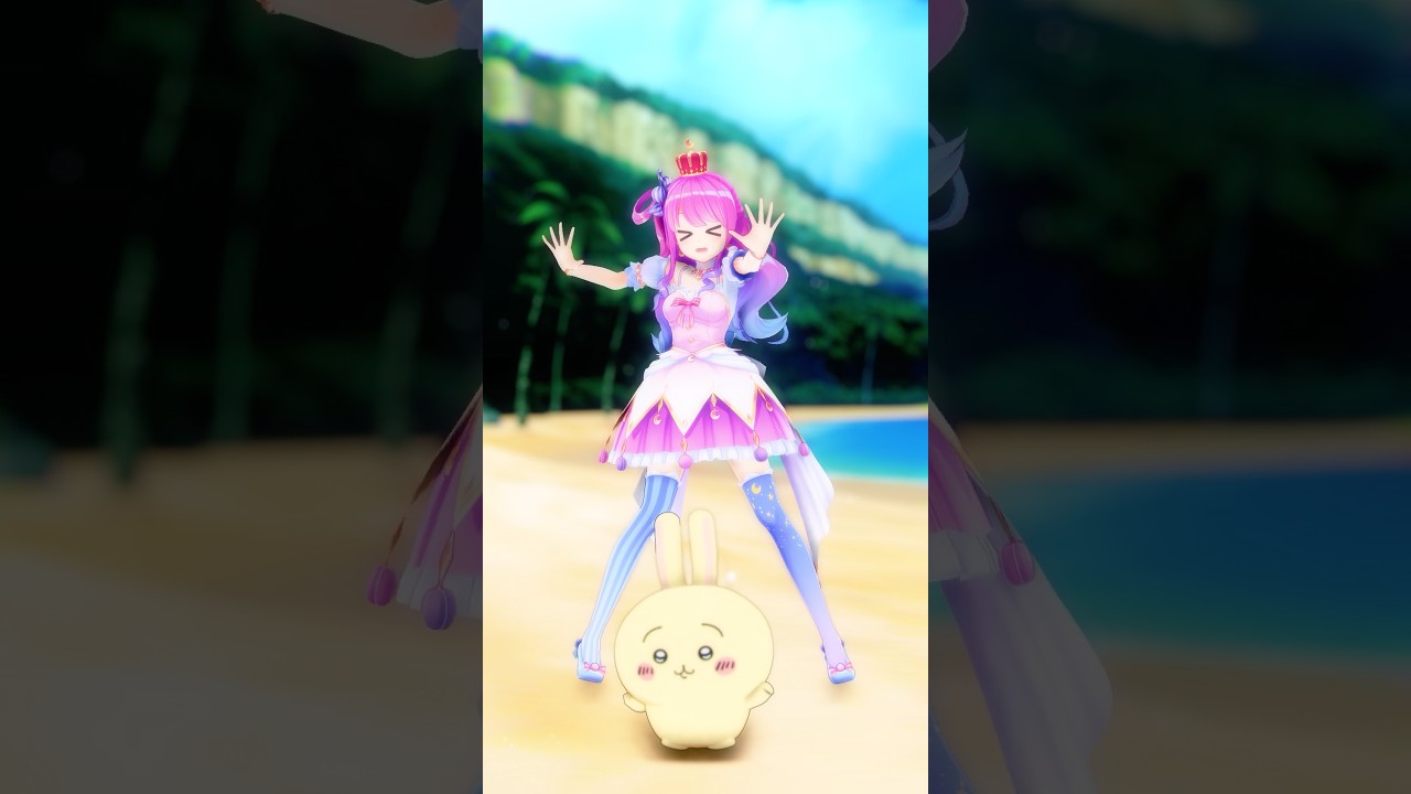 うさぎラップを踊る姫森ルーナ【ホロライブ MMD】ちいかわ