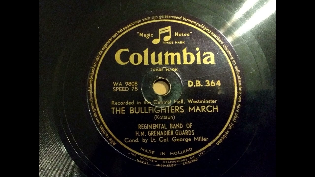 (1931) The Bullfighters March - Regimental Band of H.M. Grenadiers Guards