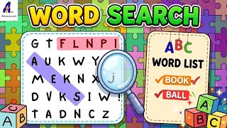 Word Search Challenge 🔍 | Find the Hidden Words | Easy, Medium & Hard Puzzles 🧠 | Brain training screenshot 1