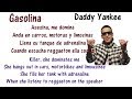 Gasolina  daddy yankee  lyrics english and spanish  gasolina english lyrics  translation meaning