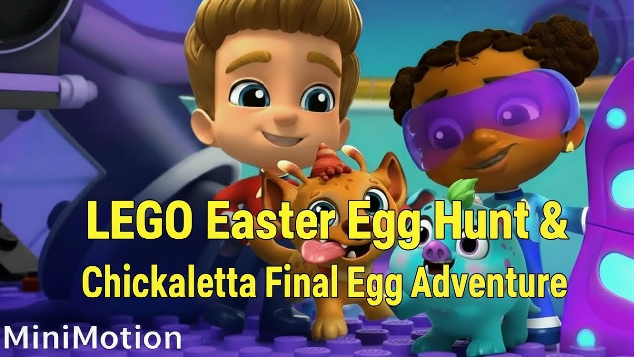 Lego easter egg hunt and chickaletta final egg adven
