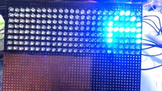 6x6 LED multiplexing test