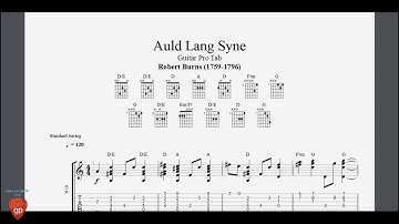 Auld Lang Syne by Robert Burns - Guitar Pro Tab