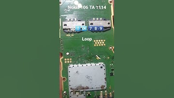 nokia 106 TA-1114 UP, Ok, 7 8 9 button loop