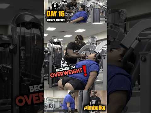 He is shy because of his weight