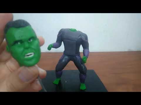 HULK de plastilina avengers endgame - figuras de los avengers - figuras de endgame