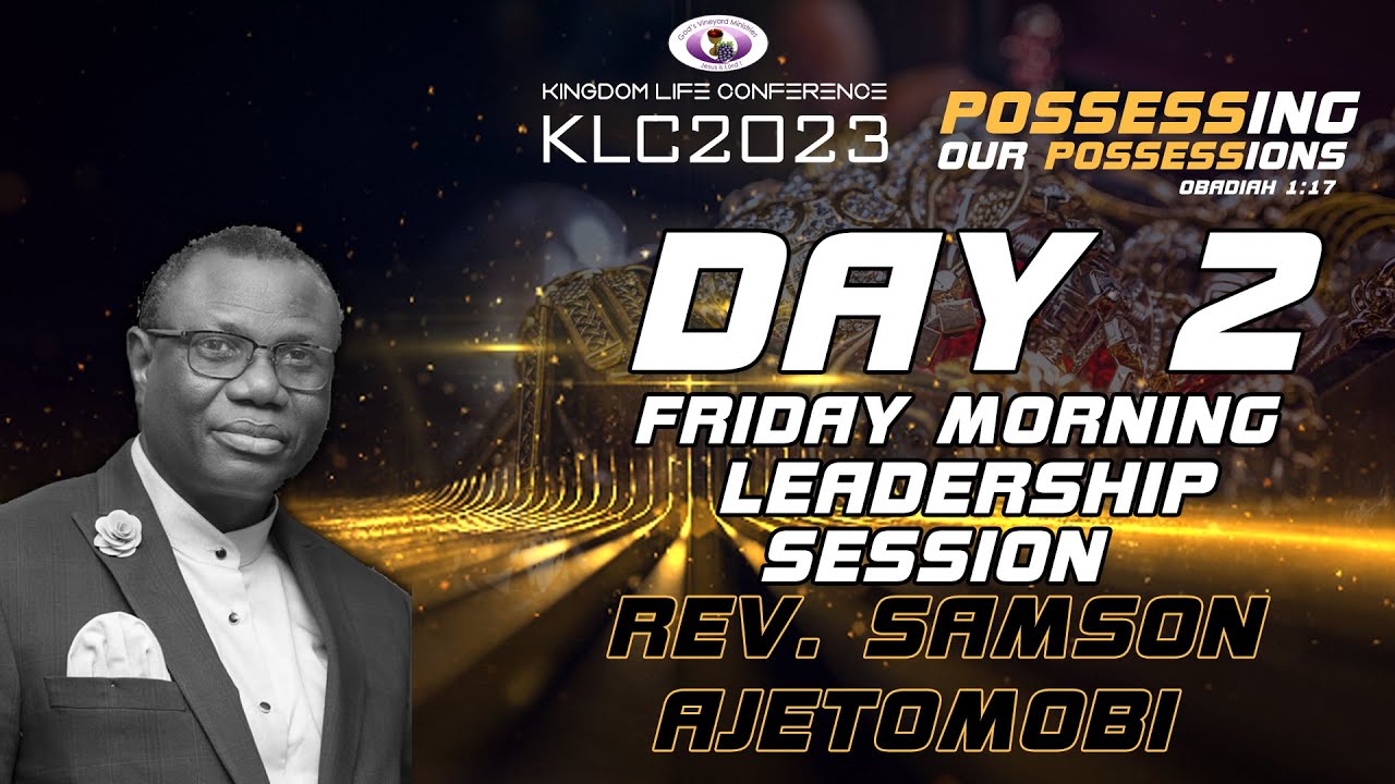 KLC2023 Day 2 || Morning Session 2 || Leadership Session with Rev ...