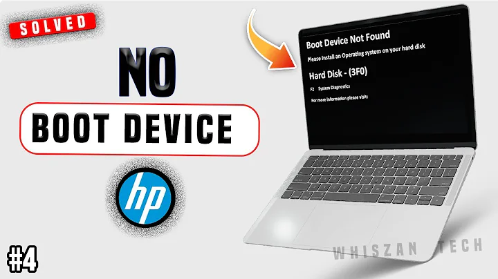 2025 Fix: 3 Ways to Fix No Boot Device Found (Error 3F0) on HP Laptop Fast
