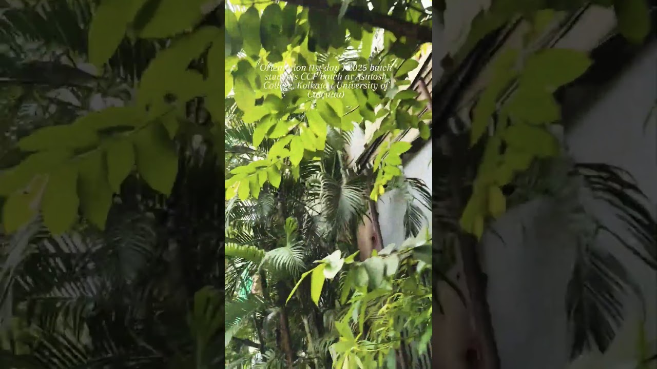 Asutosh College 1st day of 2025 Batch (CCF).... 