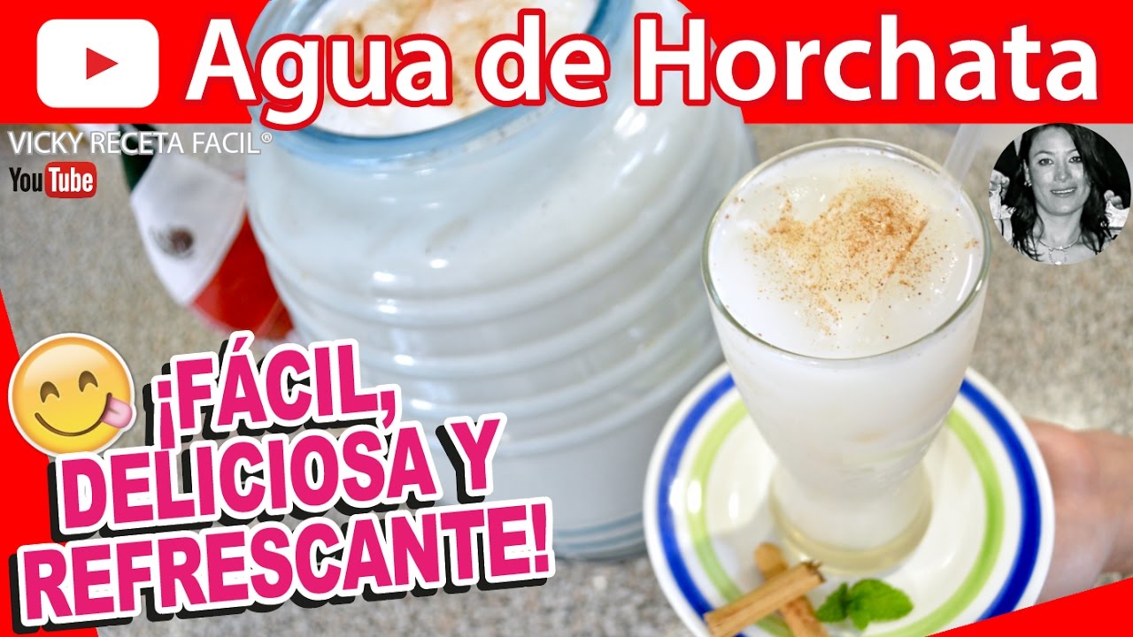 AGUA DE HORCHATA | Vicky Receta Facil | VICKY RECETA FACIL