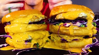 Double Decker Chipotle Chicken Cheese Burgers Recipe