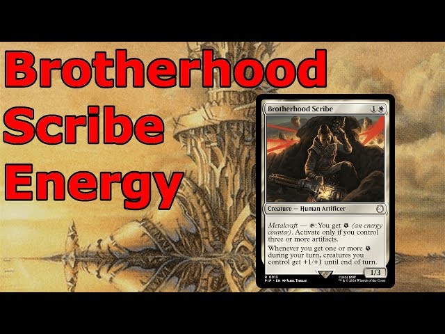 GET ENERGY, GET BIG! Brotherhood Scribe Energy (Legacy MTG) - YouTube