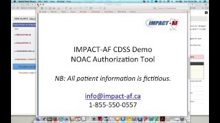 IMPACT-AF: NOAC Tool Demonstration screenshot 4