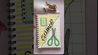 Easy front page designs for notebook#art #design #shorts