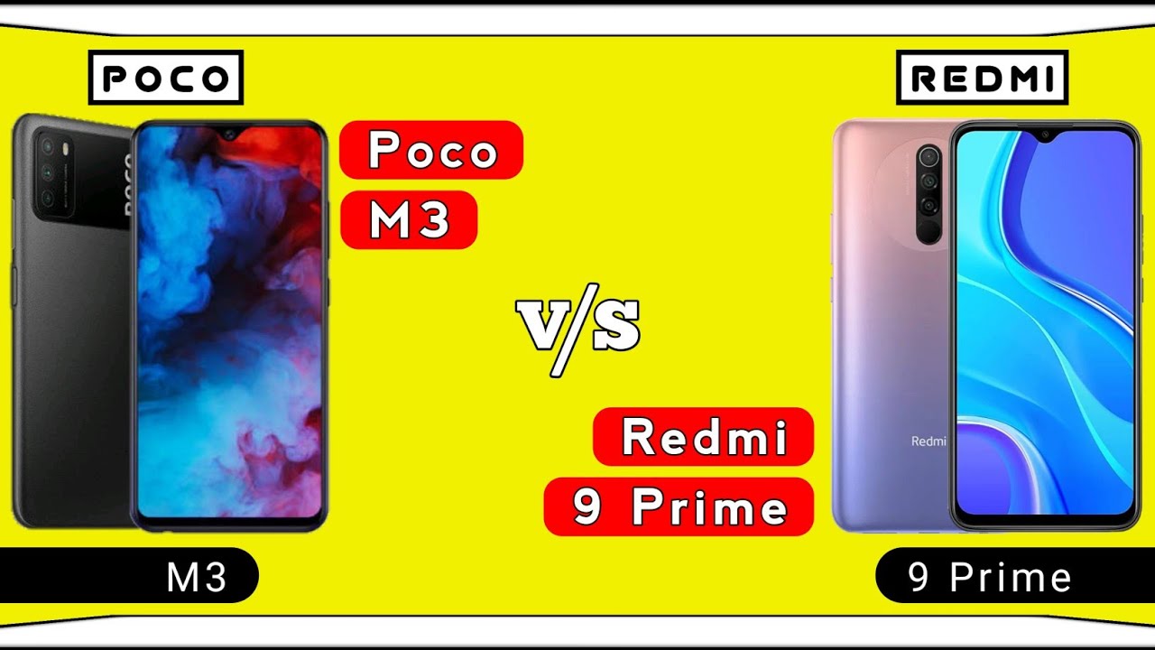 Poco M3 vs Redmi 9 Prime  |  Full Comparison