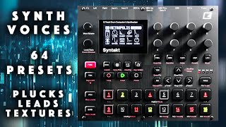 Elektron Syntakt: 64 Synth Presets. Live Jam. Sounds Demo