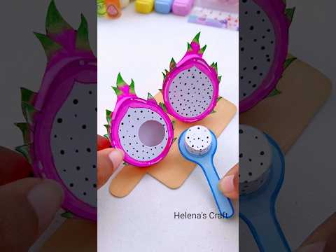 try it 😋 (miniature fruit) #shots #miniature #miniaturecrafts #miniatureworld #craft #youtubeshorts