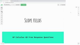 AP Calculus Exam Questions - Slope Fields