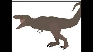 Trex Roaring Stick Nodes Animations