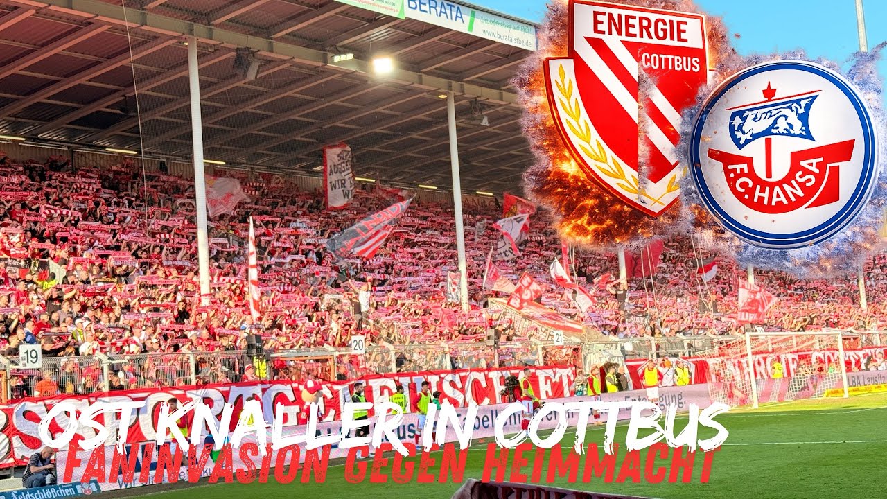 😱 OST KNALLER IN COTTBUS! / Cottbus gegen Hansa Rostock / FANPRIMUS Arenavlog 