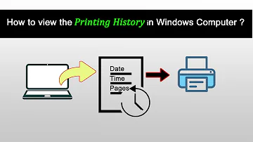 Can I see my printing history Windows 7?