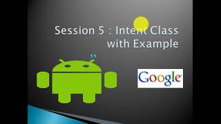 Intent Class in Android
