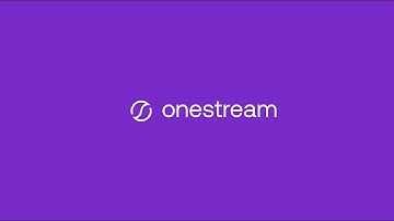 Introducing The New OneStream.