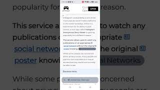 Viewing Instagram stories anonymously