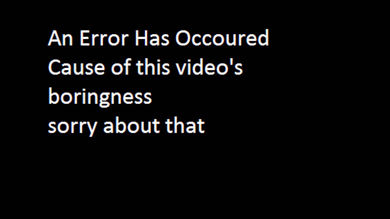 Another Boring Video By Hardin Productions - YouTube