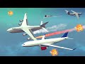 Airplane Crashes & Shootdowns #23 Feat. Midair Collision An-124 vs Airbus 330 | Besiege