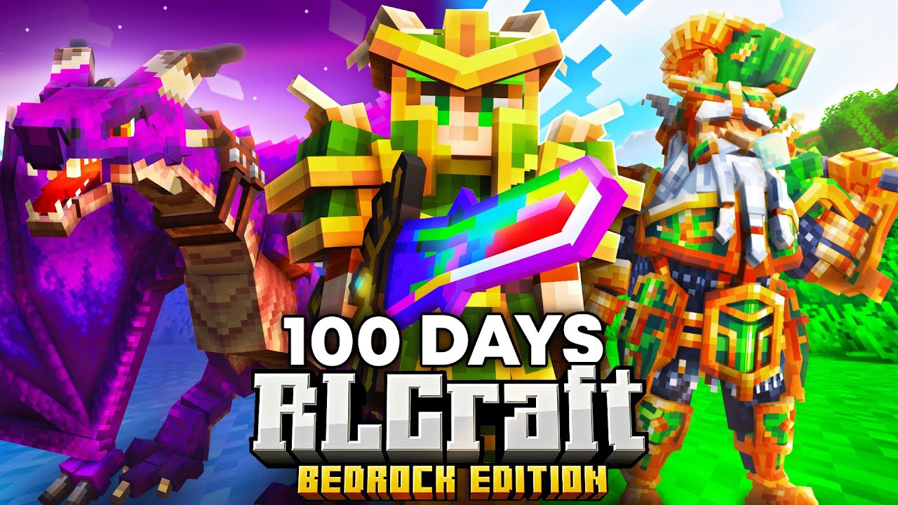 100 Days of RLCRAFT Bedrock Edition [FULL MOVIE]