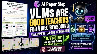 VLMs are Good Teachers for Video Reasoning via Adaptive Test-Time Optimization (Jun 2026) Profile