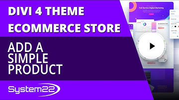 Divi 4 Ecommerce Store Add A Simple Product 😎