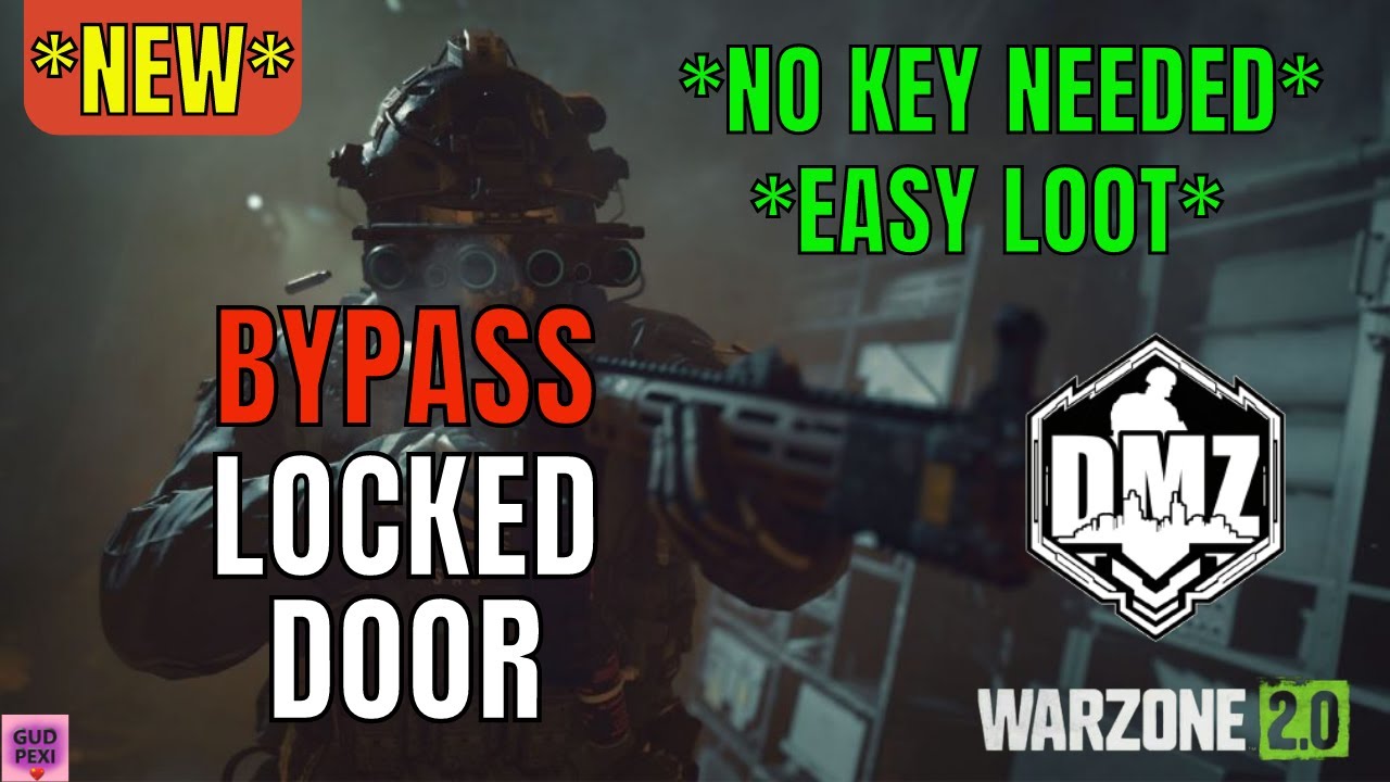 (NEW) DMZ BYPASS LOCKED DOOR! (EASY LOOT/GOLD SKULL/GPU) MODERN
