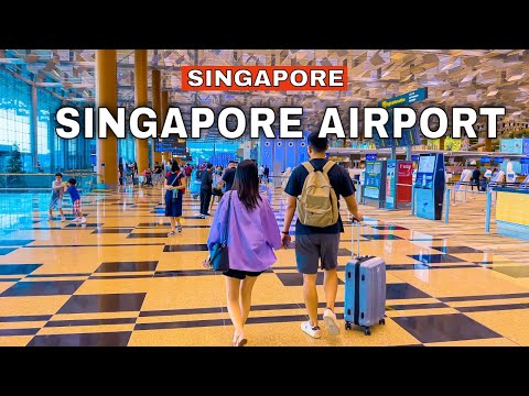 Singapore, سنغافورة | مطار Singapore | جولة في المطار