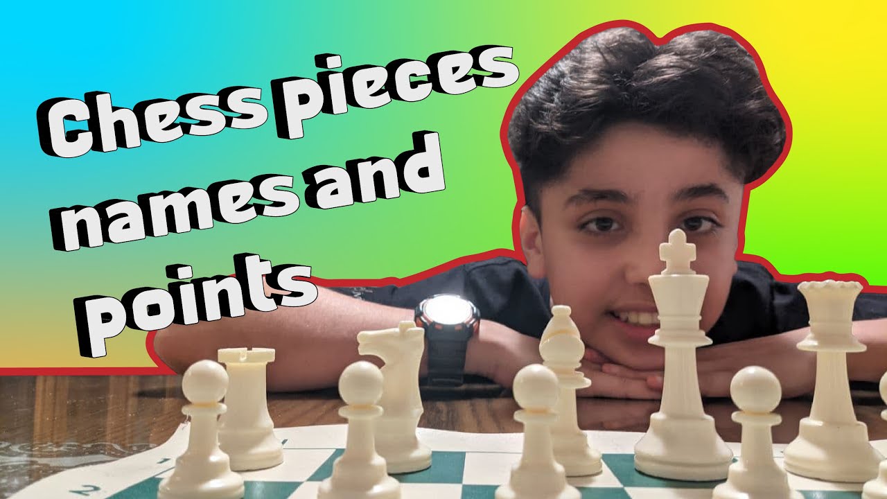 Chess pieces - names and points