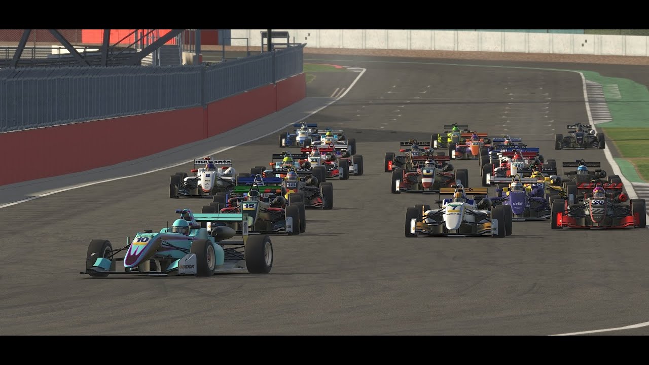 Silverstone Racing Simulator iRacing Motorsport Simulator - Dallara F3 - Race 2 - Silverstone GP ...