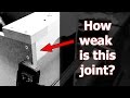 MDF - Pine - Brass Screw Joinery Weakness Assay MDF - Pine - Brass Screw Joinery Weakness Assay