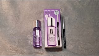 【开箱Unboxing】{彩妆} 【Clinique倩碧】Pretty Easy For Eyes only $5.70