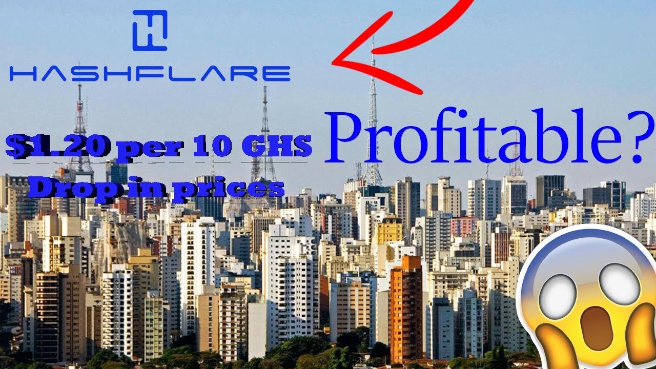 Hashflare Drops Prices! Is It Now Profitable? $1.20 Per 10 GHS