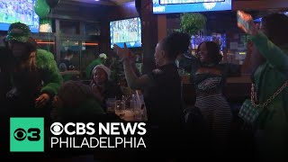Fans celebrate at Chickie's & Pete's as Eagles clinch fifth straight playoff berth
