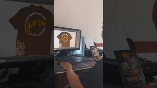 Cara desain kaos polo sablon