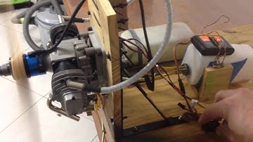 ASP 160 Twin glow to gas converted Morris Mini Motors