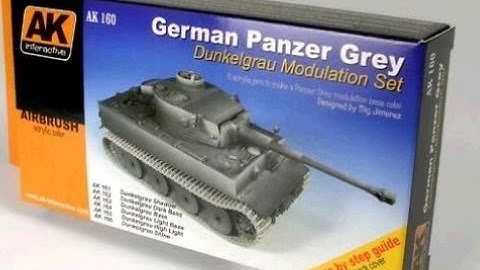 AK-Interactive German Tank Grey Color Modulation in Action