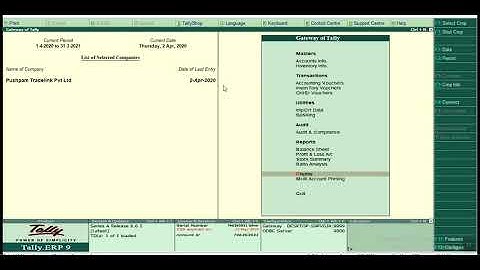 Duplicate Purchase Voucher Entry Control in Tally.ERP9