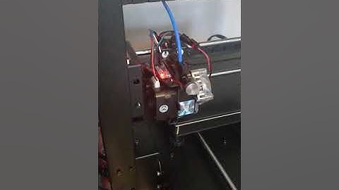 Anycubic i3 Mega/Duet 2 WiFi control with custom mounted Titan Aero and piezo Z probe